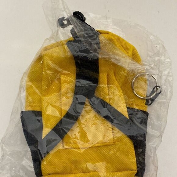 Publix Yellow Black Colorblock Mini Zipper Backpack - Picture 3 of 6